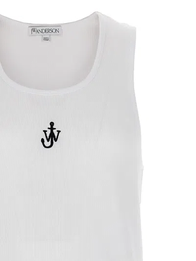 Jw Anderson J. W.anderson Anchor Embroidery Vest In White