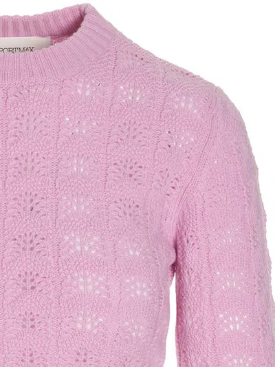 Sportmax Medea Sweaters And Cardigans Pink In Pink