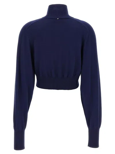 Sportmax Ululato Sweaters And Cardigans Blue In Black