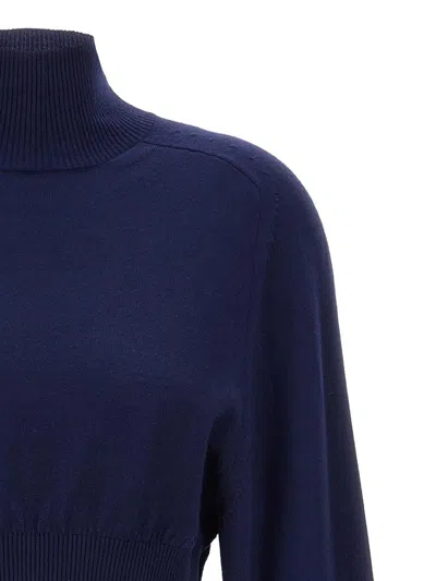 Sportmax Ululato Sweaters And Cardigans Blue In Black