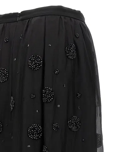 Max Mara All-over Embellished Long Skirt