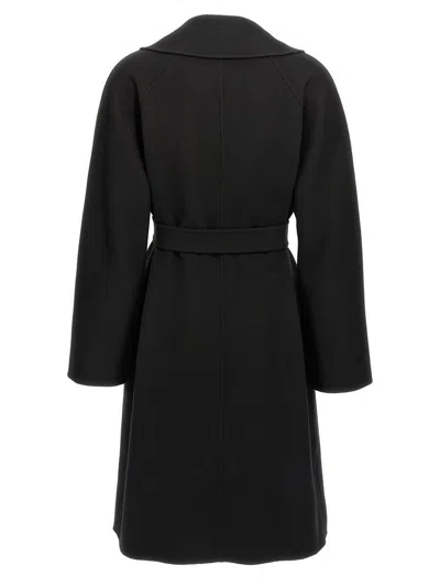 Weekend Max Mara Civida Coats And Trench Coats Black In Black