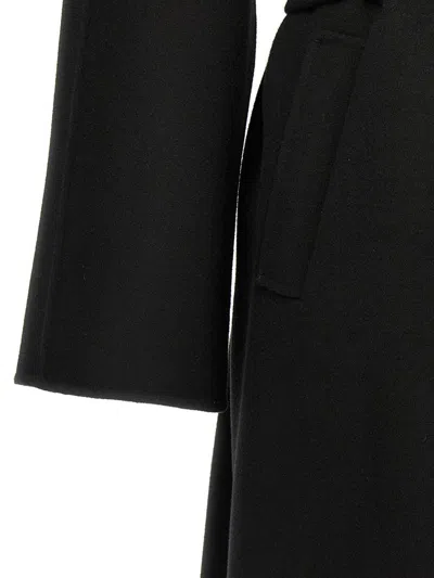 Weekend Max Mara Civida Coats And Trench Coats Black In Black