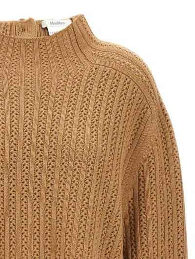 Max Mara Hodeida Sweaters And Cardigans Beige