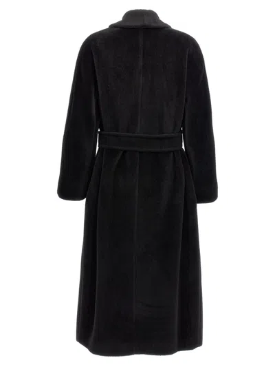 Max Mara Usa Coats And Trench Coats Black In Black