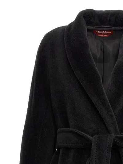 Max Mara Usa Coats And Trench Coats Black In Black