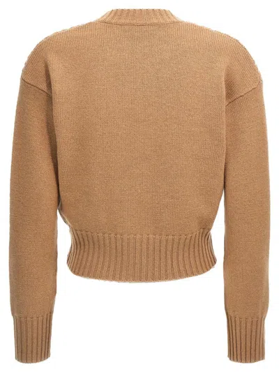 Max Mara Studio Women 'lella' Cardigan In Brown