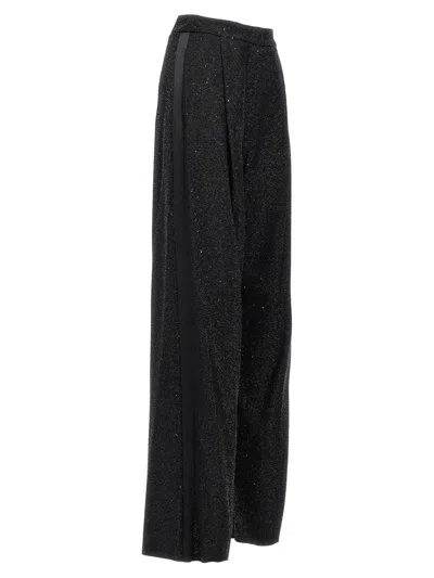 Max Mara Women Navigli Viscose Blend Trouser With Sequins