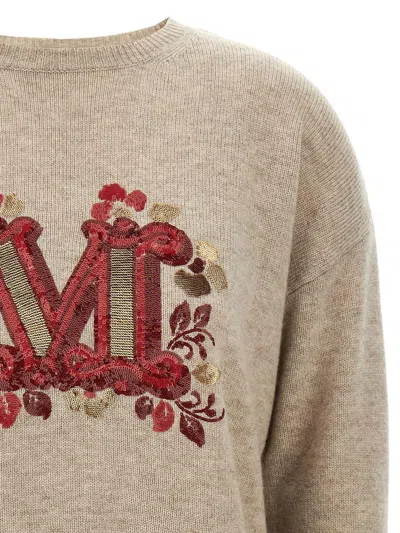 Max Mara Quota Sweaters And Cardigans Beige In Neutral