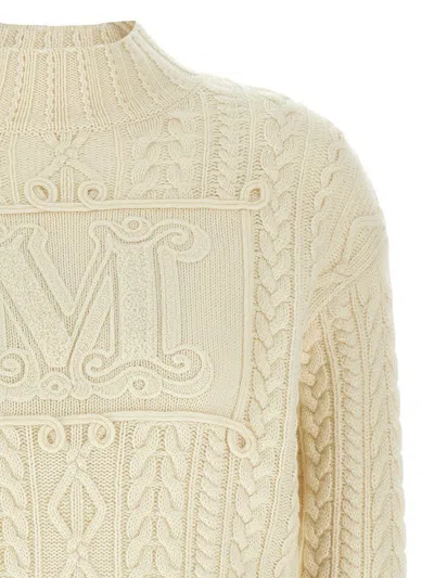 Max Mara Miranda Sweaters And Cardigans White In Neutral