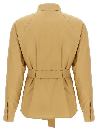 Max Mara Beige Juglas Shirt In Neutral
