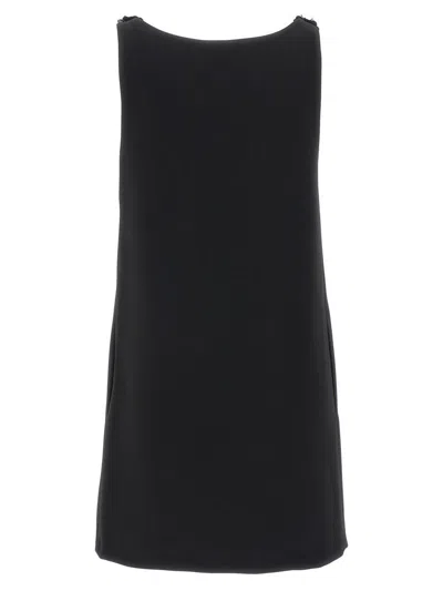 Max Mara Delis Mini Dress In Black