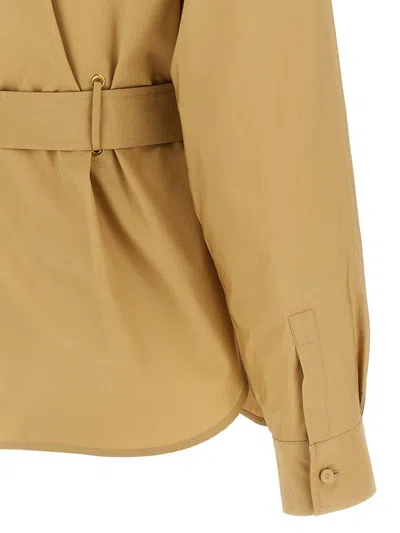 Max Mara Beige Juglas Shirt In Neutral