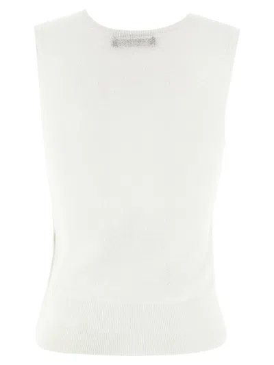 Max Mara Pedone Top In White