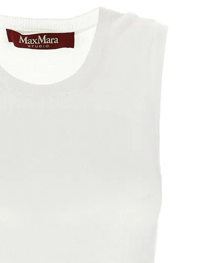 Max Mara Pedone Top In White