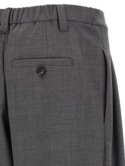 Brunello Cucinelli Sartorial Baggy Pants Gray