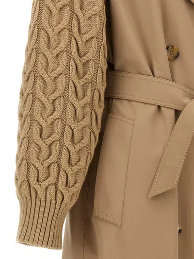 Max Mara Cicladi Coats And Trench Coats Beige In Brown