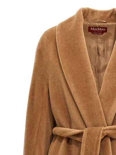 Max Mara Usa Coats And Trench Coats Beige