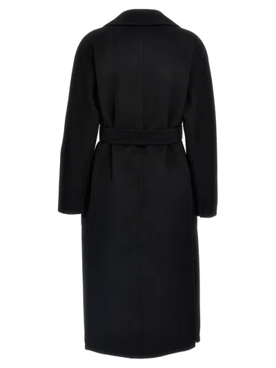 S Max Mara ' 'amore' Coat In Black