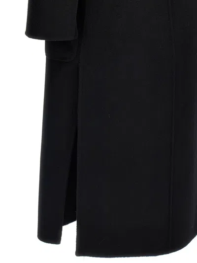 S Max Mara ' 'amore' Coat In Black