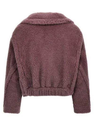 Max Mara Oggeri Casual Jackets And Parka Purple