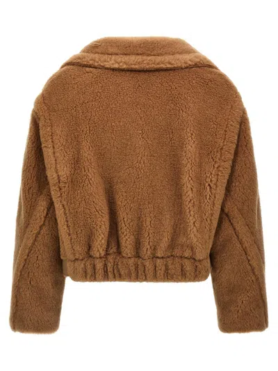Max Mara Gardone Casual Jackets And Parka Brown In Neutral