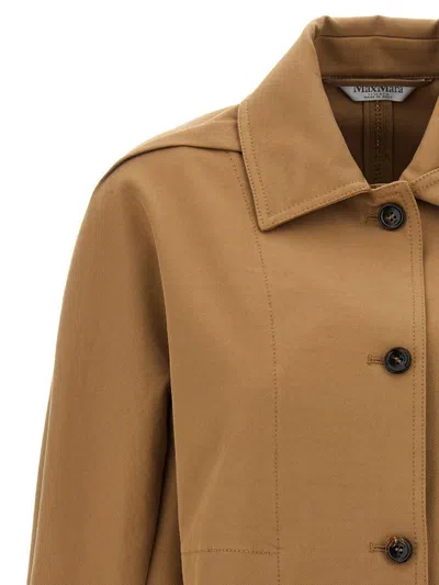 Max Mara Smalto Casual Jackets And Parka Brown In Brown