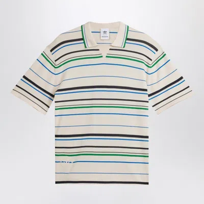 Adidas Originals Adidas X Wales Bonner Wb Knit Polo Multi In Multi