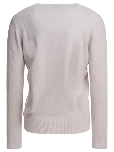 Agnona Knitwear With Long Sleeves And Crew Neck In Neutral