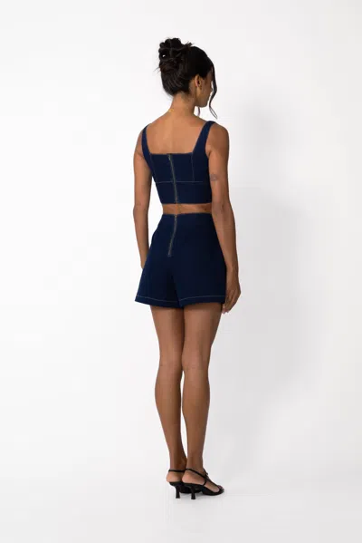 Sau Lee Denver Denim Shorts