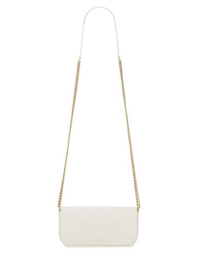 Alexander Mcqueen Ivory Calf Skin Crossbody Bags In White