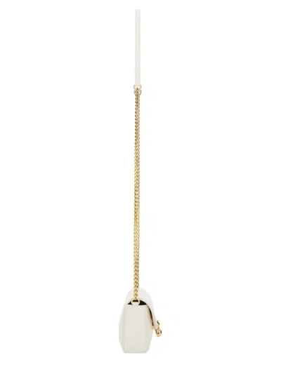 Alexander Mcqueen Ivory Calf Skin Crossbody Bags In White