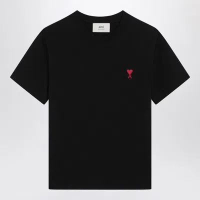 Ami Alexandre Mattiussi Logo-embroidered Organic Cotton-jersey T-shirt