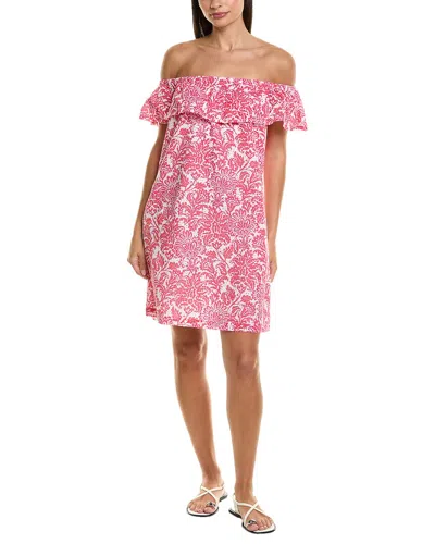 Tommy Bahama Harbor Eyelet Mini Dress In Pink