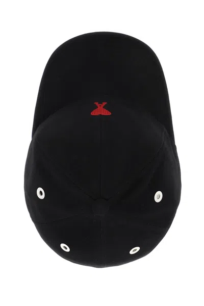 Ami Alexandre Mattiussi Ami Paris Ami Paris De Coeur Baseball Cap In Black