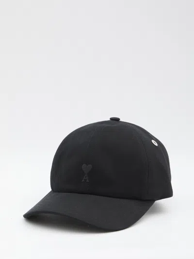 Ami Alexandre Mattiussi Ami Paris De Coeur Cap In Black