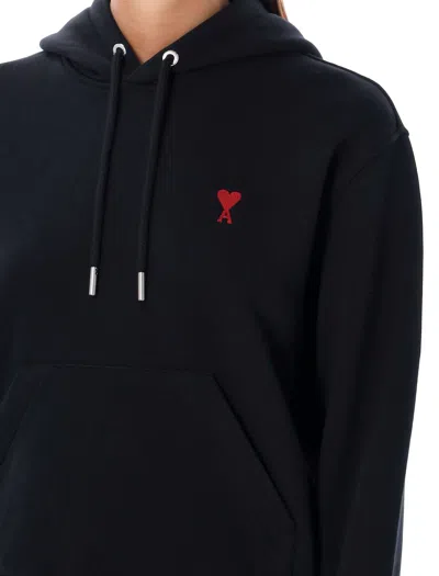 Ami Alexandre Mattiussi Ami Paris Ami De Coeur Hoodie In Blue
