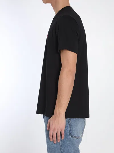 Ami Alexandre Mattiussi Logo-embroidered Organic Cotton-jersey T-shirt
