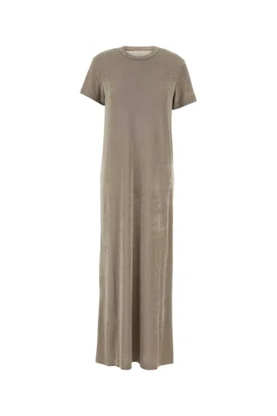 Ami Alexandre Mattiussi Ami Paris Robe Longue Manches Courtes