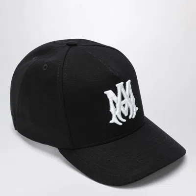 Amiri Ma Icon Embroidered Baseball Cap In Black