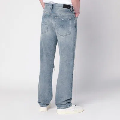 Amiri Mx1 Straight-leg Ripped Jeans
