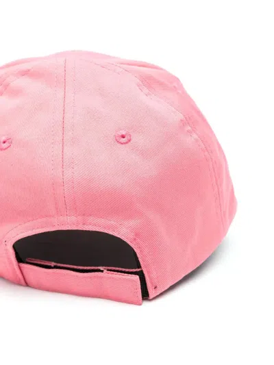 Autry Logo Embroidered Cap In Pink