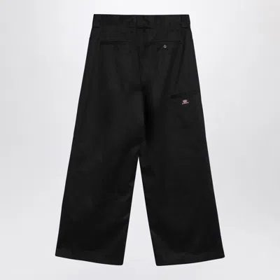 Balenciaga Cotton Unity Sports Icon Trousers In Black