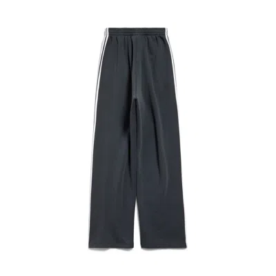 Balenciaga Baggy Sweatpants With Stripes And Wide Leg In Black