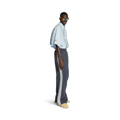 Balenciaga Baggy Sweatpants With Stripes And Wide Leg In Black