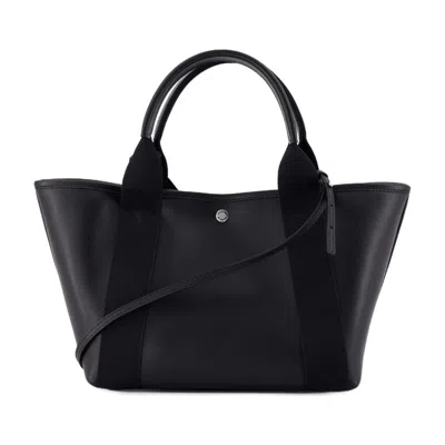 Balenciaga Black Leather Biarritz Shopping Bag