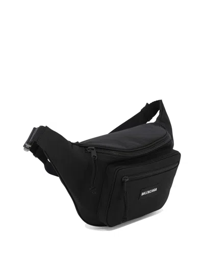Balenciaga Black Polyester Belt Bag