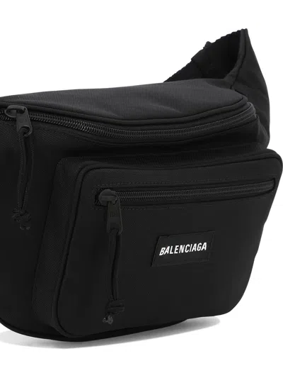 Balenciaga Black Polyester Belt Bag