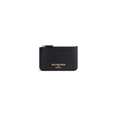 Balenciaga Cash 2.0 Card Holder In Black
