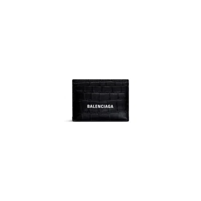Balenciaga Cash Card Holder In Black